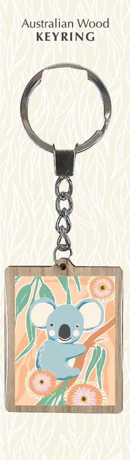 Koala Wooden Keyring