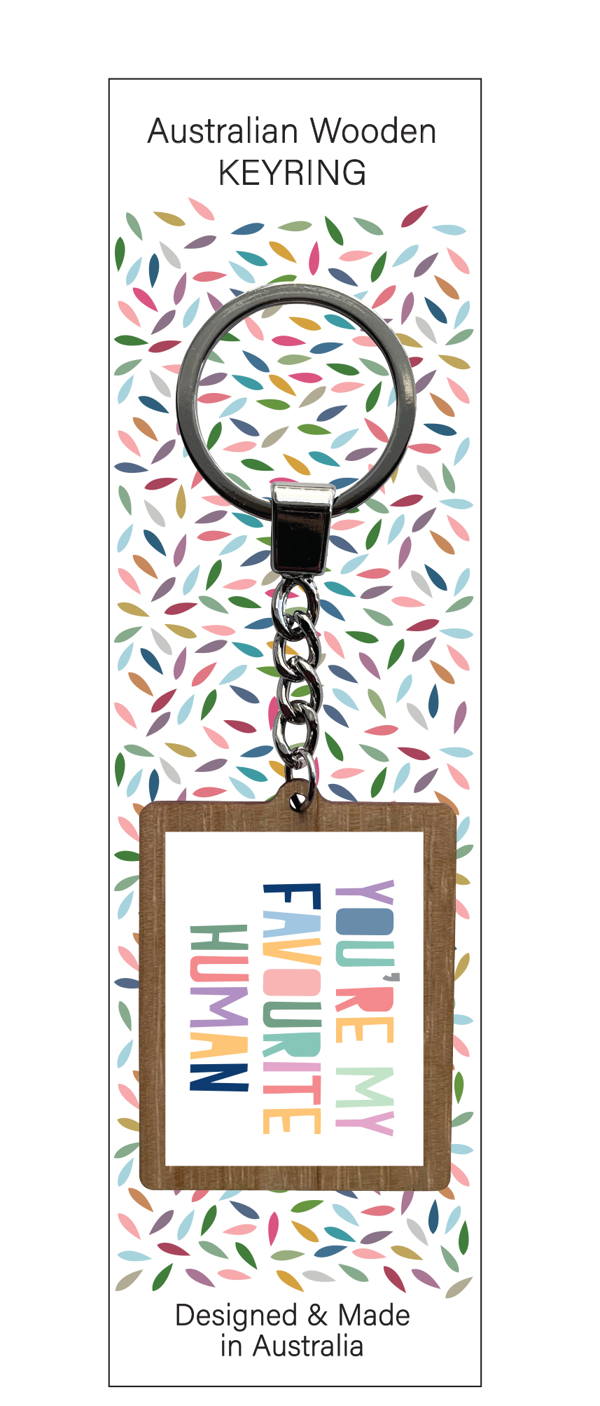 Fave Human Keyring