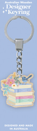 Wren Books Wooden Keyring