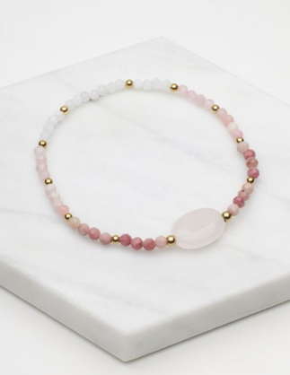 Pia Bracelet - Dusky Rose