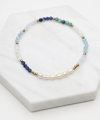 Tiana Bracelet - Teal/Navy