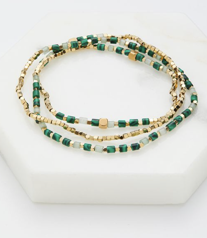 Ophelia wrap Bracelet - Jade
