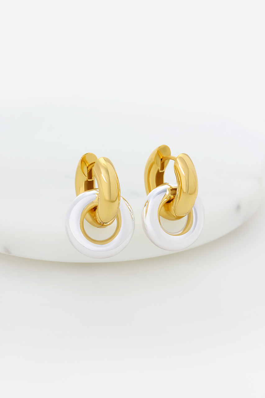 Skye Hoop - Gold/Silver