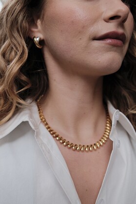 Freya Hoop - Gold/Silver