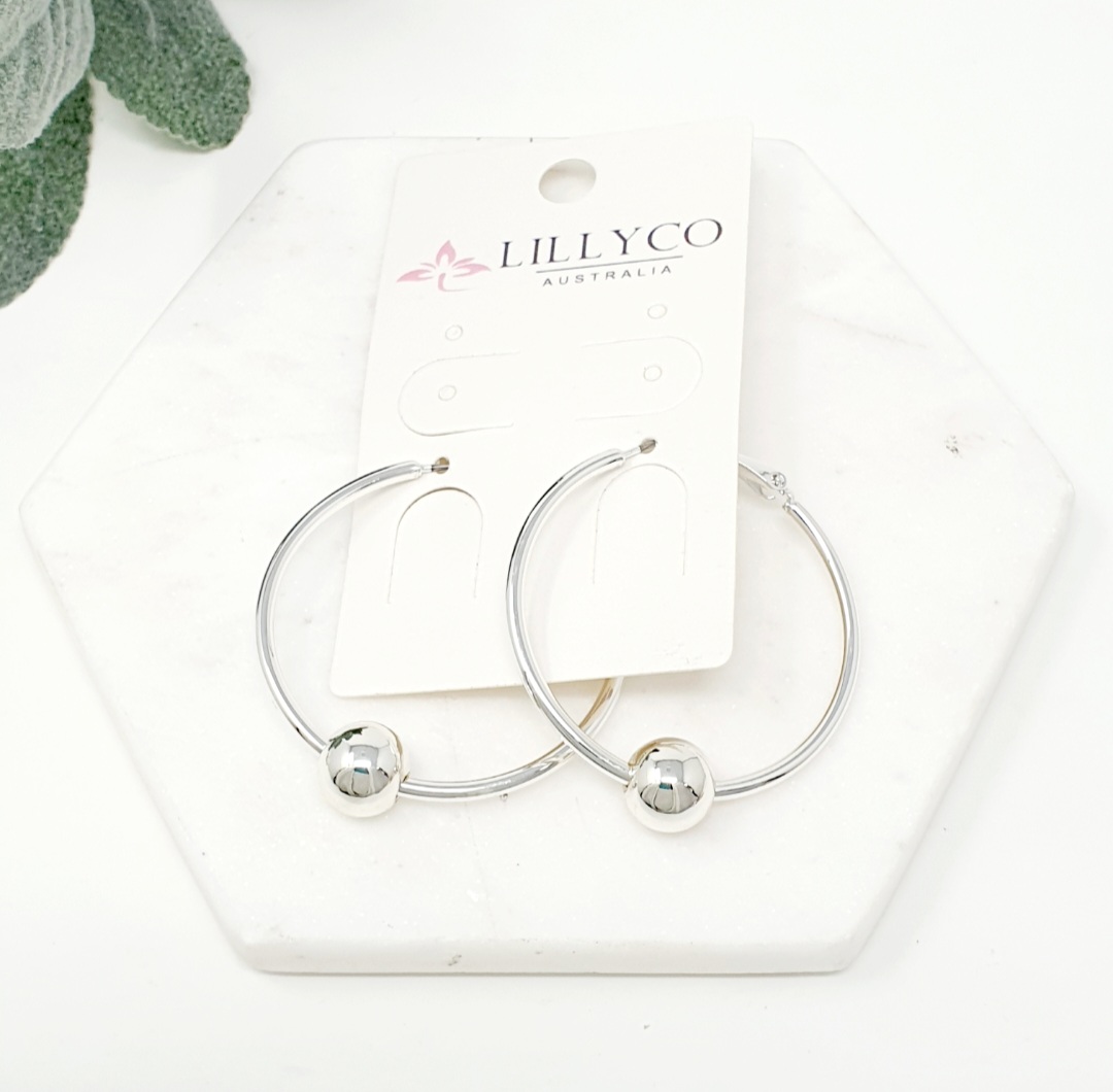 silver-hoop-with-removable-ball-earring