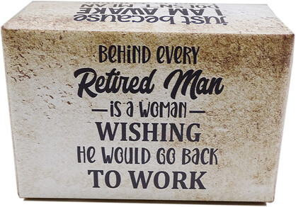 FUNNY ADULT- P- Retired man