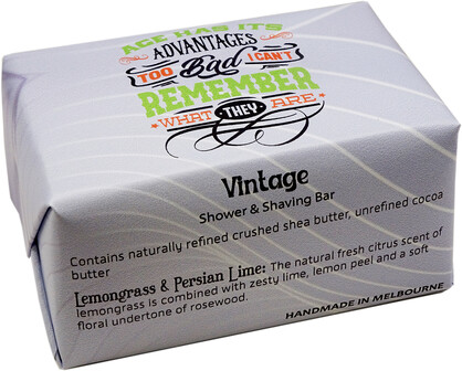 VINTAGE BODY BAR - S -T - Age has its advantages too bad I can't remember what they a