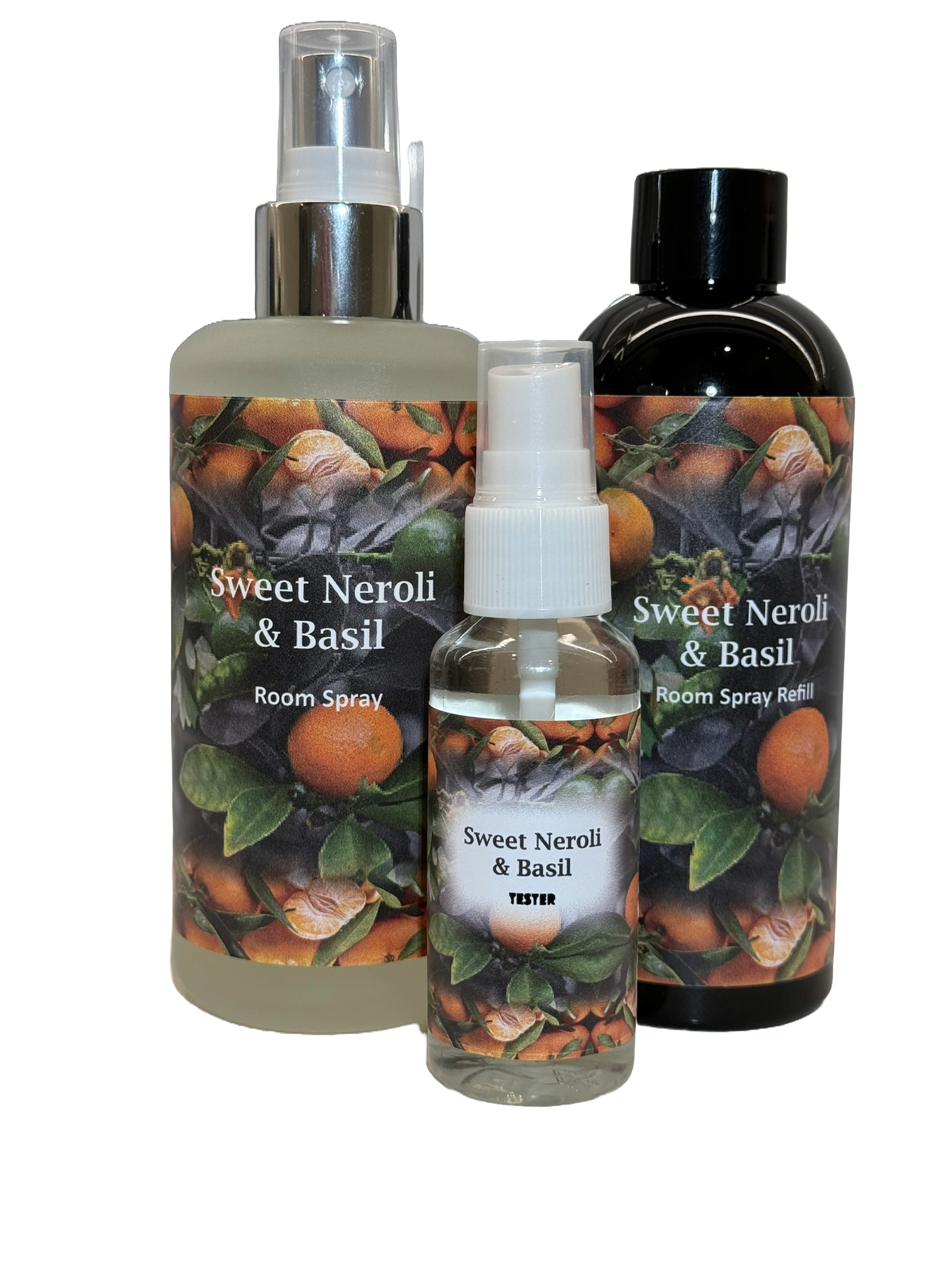 ROOM SPRAY - SWEET NEROLI & BASIL- 170ML