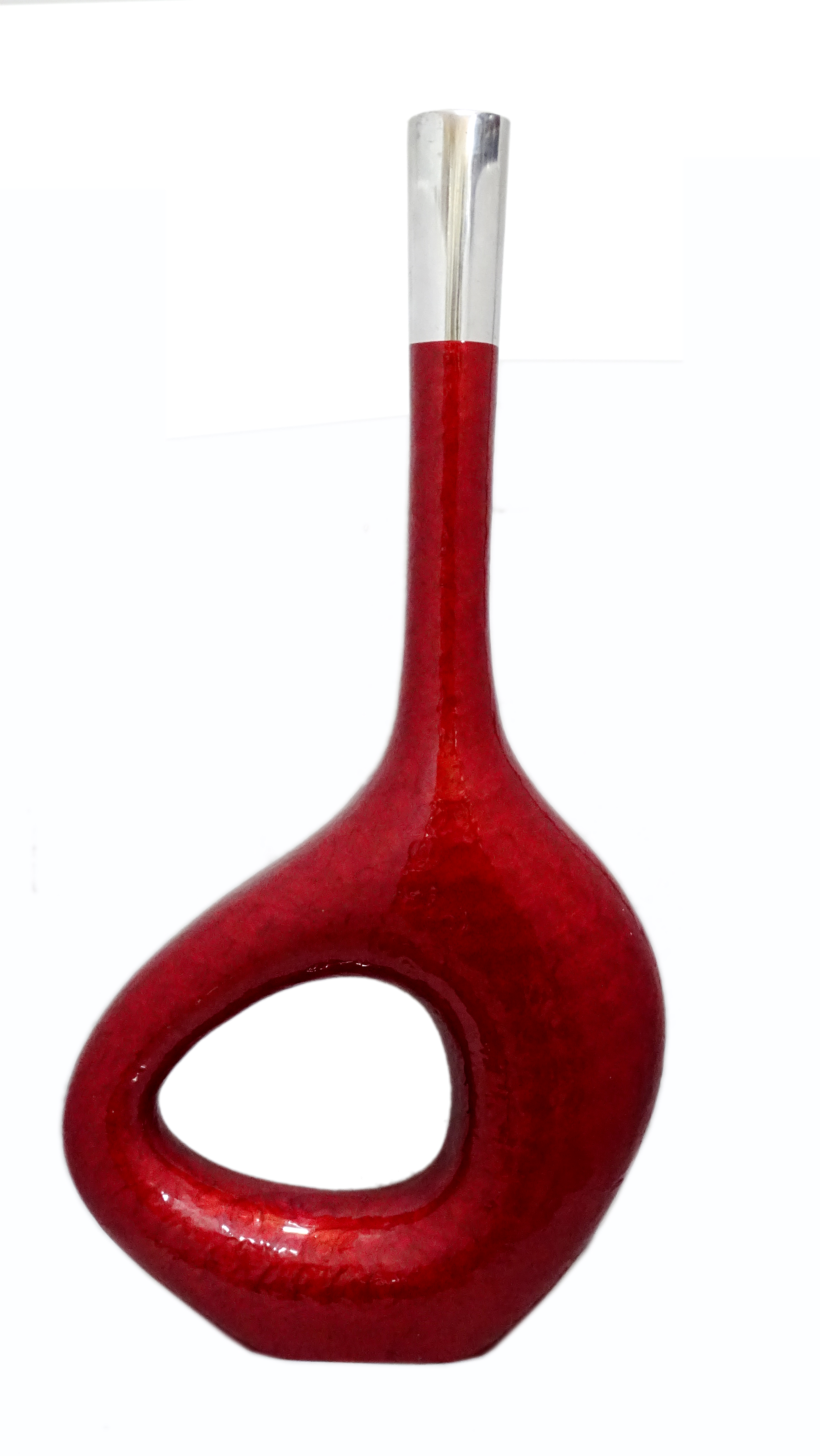 Modern Aluminium Giant Vase 39"