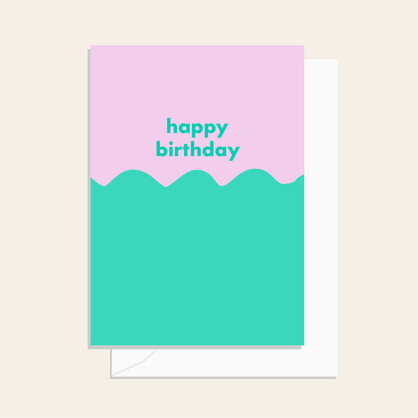 Wavy Birthday Marine