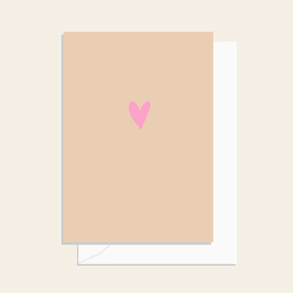 Heart Caramel/Pink