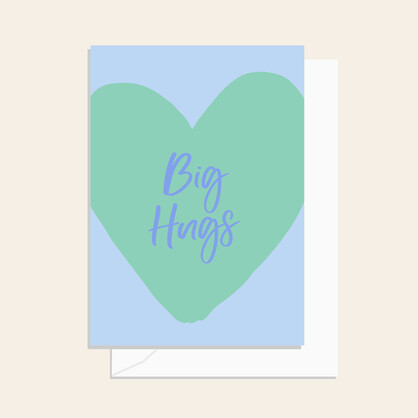 Big Hugs Heart Card