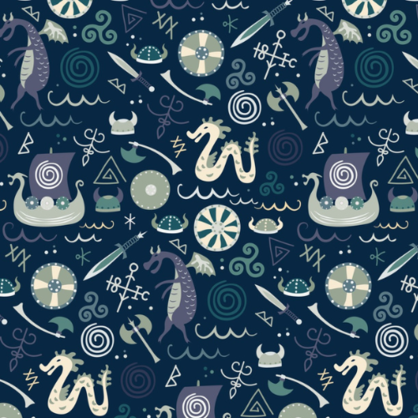 PAWFECT VIKING - Dog Cat BANDANA