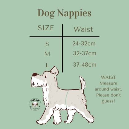 BLUE - Female DOG CAT  Nappies Diapers Pants