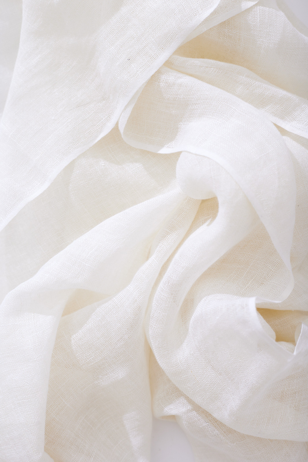 Marseille Linen Scarf - White