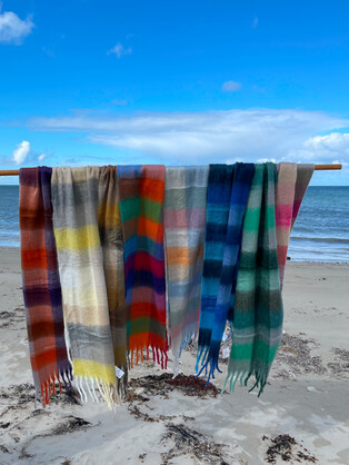 Fluffy Oversized Scarf - Alaska - Cloud