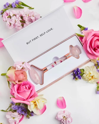 Bopo Women Facial Roller - Floral Quartz