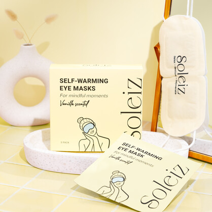Soleiz - Vanilla Scented Self-Warming Eye Mask (5 Pack)