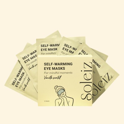 Soleiz - Vanilla Scented Self-Warming Eye Mask (5 Pack)
