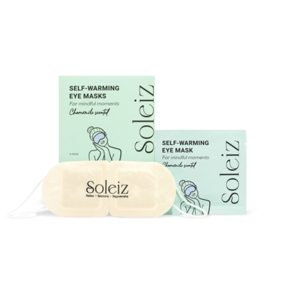 Soleiz - Chamomile Scented Self-Warming Eye Mask (5 Pack)