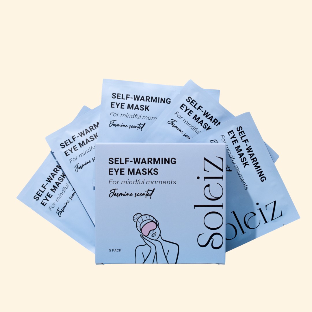 Soleiz - Jasmine Scented Self-Warming Eye Mask (5 Pack)