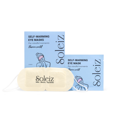 Soleiz - Jasmine Scented Self-Warming Eye Mask (5 Pack)