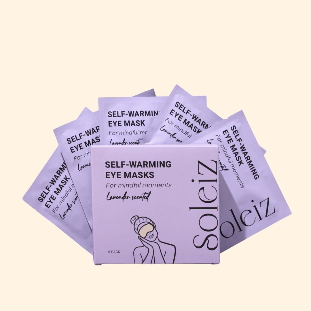 Soleiz - Lavender Scented Self-Warming Eye Mask (5 Pack)