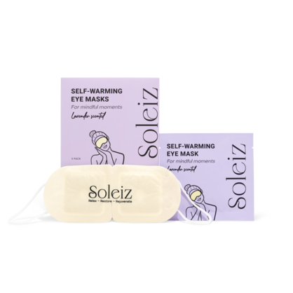 Soleiz - Lavender Scented Self-Warming Eye Mask (5 Pack)