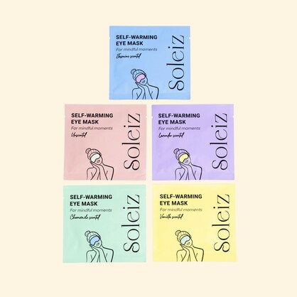 Soliez - Self-Warming Eye Masks Mixed Scent (Box of 5)