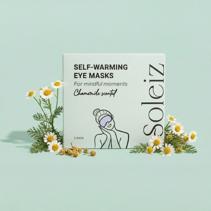 Soleiz - Chamomile Scented Self-Warming Eye Mask (5 Pack)