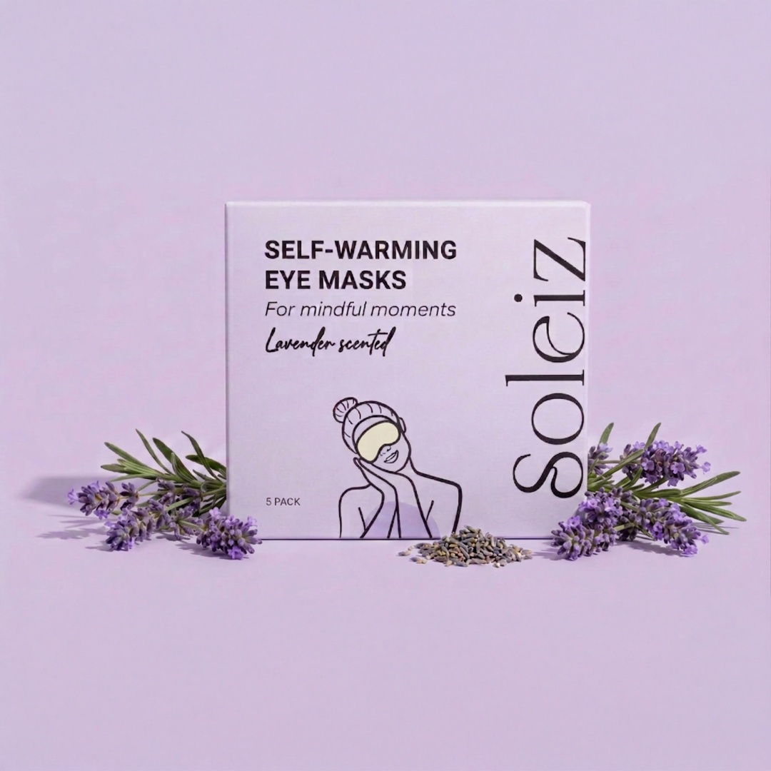 Soleiz - Lavender Scented Self-Warming Eye Mask (5 Pack)