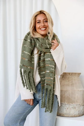 Scarf Soft Luxe - Khaki