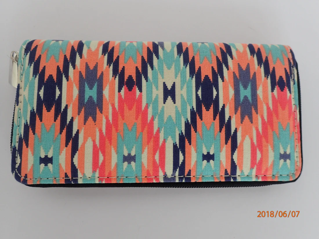 Wallet - Aztec Aqua