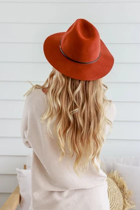 Journey Fedora - Terracotta