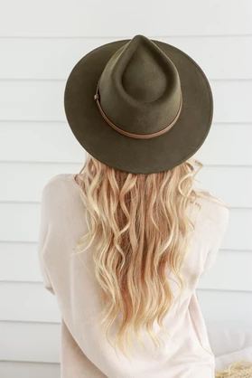 Raindrop Fedora - Khaki