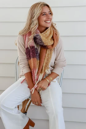 Comfort Scarf - Vintage Rose