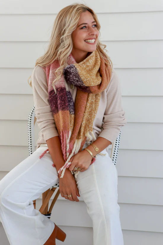 Comfort Scarf - Vintage Rose