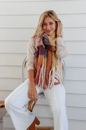 Comfort Scarf - Vintage Rose