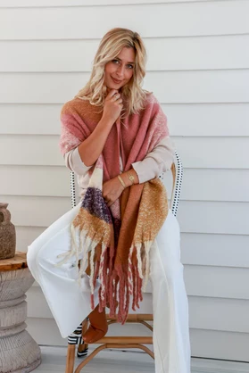 Comfort Scarf - Vintage Rose