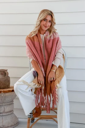 Comfort Scarf - Vintage Rose