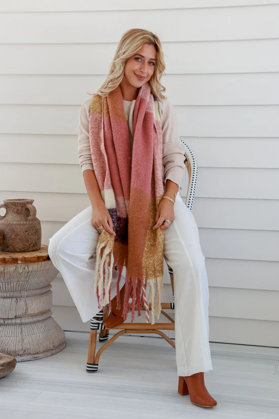 Comfort Scarf - Vintage Rose
