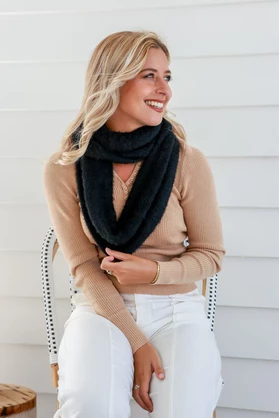 Snood Scarf - Black