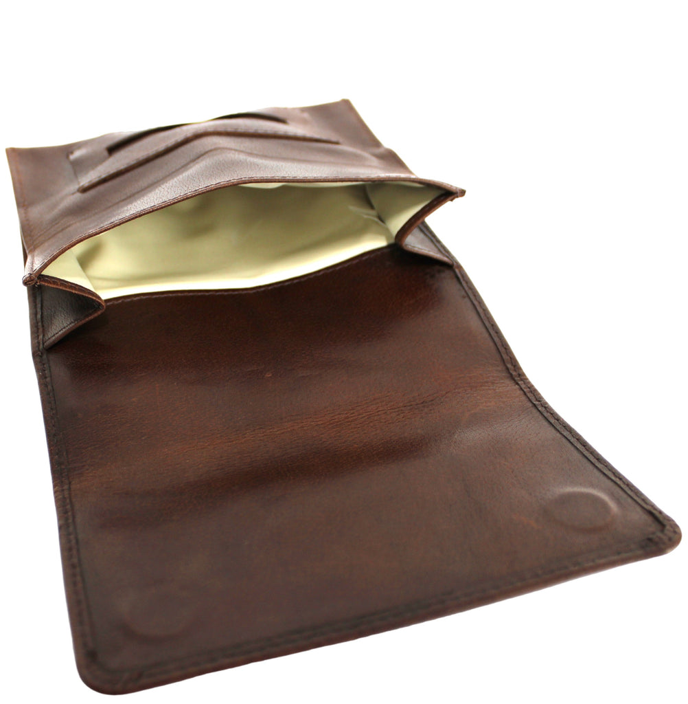 leather roll up tobacco pouch Personalized Pipe Pouch/Pipe - Brown This is a beautifully made Pipe Tobacco Rollup Pouch Wholesale Full-Grain Leather Tobacco Pouch Move or Focus
