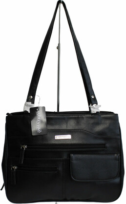 MULTI COMPARTMENT HANDBAG WITH SHOULDER STRAPS. STYLE NO: 4291.
