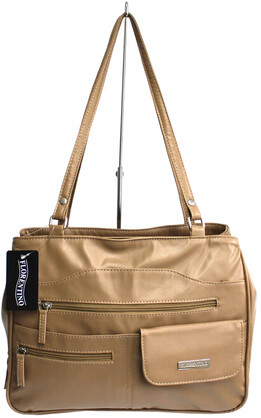 MULTI COMPARTMENT HANDBAG WITH SHOULDER STRAPS. STYLE NO: 4291.