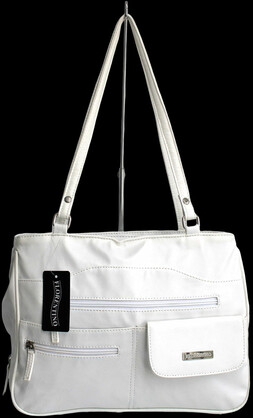 MULTI COMPARTMENT HANDBAG WITH SHOULDER STRAPS. STYLE NO: 4291.