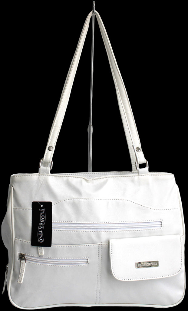 MULTI COMPARTMENT HANDBAG WITH SHOULDER STRAPS. STYLE NO: 4291.