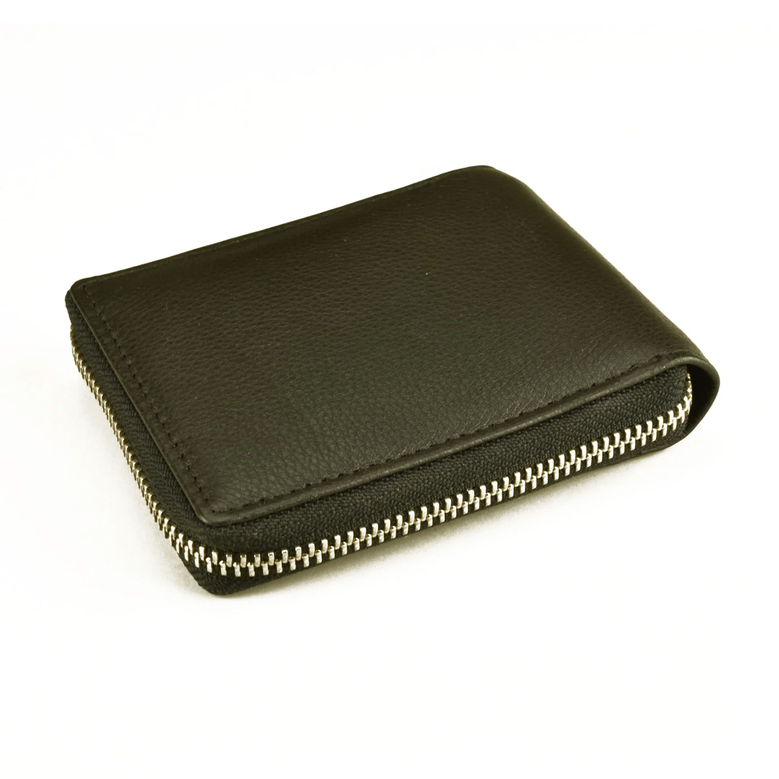 RFID Lined Cow Hide Leather Wallet Style 11011 Black