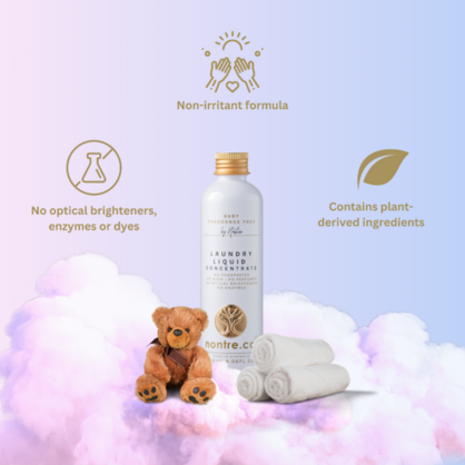 Laundry Liquid Concentrate Fragrance-Free Baby 120mL