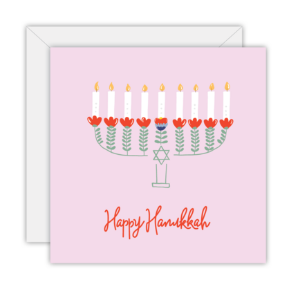 Happy Hanukkah - Menorah